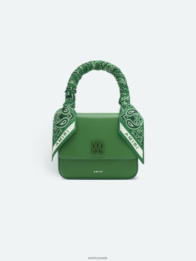 Bag AMIRI Bandana Micro Ma Green Women ZXNJX8398