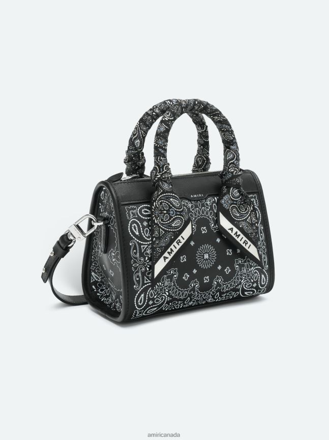 Bag AMIRI Bandana Micro Triangle Black Women ZXNJX8401