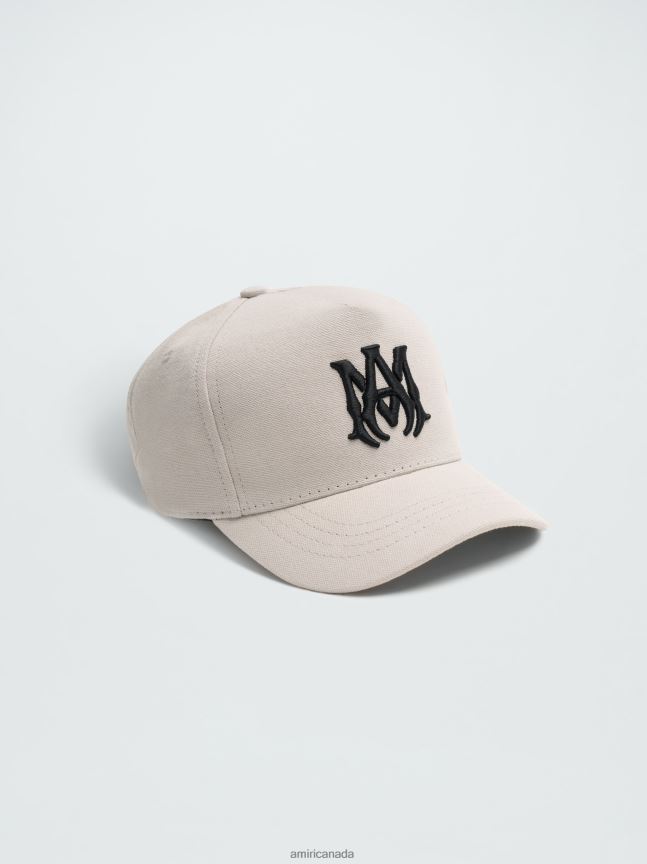 Accessories AMIRI Ma Canvas Hat Alabaster Unisex ZXNJX8385