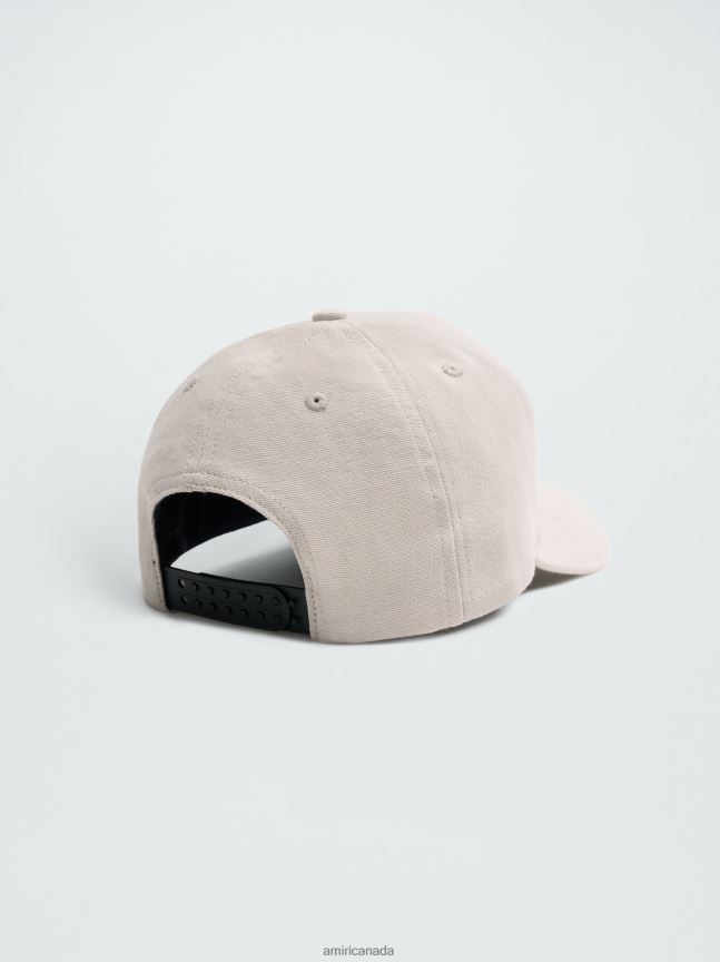 Accessories AMIRI Ma Canvas Hat Alabaster Unisex ZXNJX8385