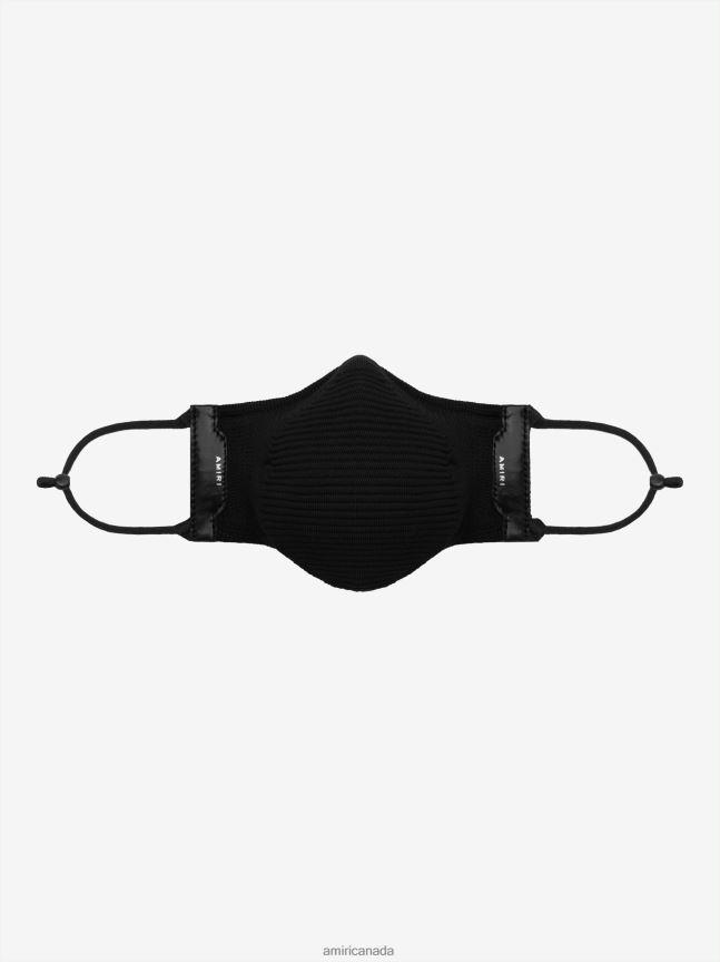 Accessories AMIRI Flyknit Face Mask Black Unisex ZXNJX8456