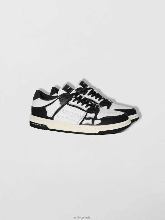 Shoes AMIRI Skel Top Low Black/White Kids ZXNJX8374