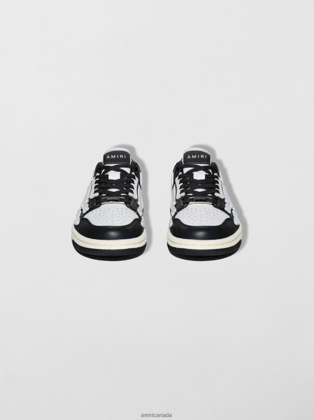 Shoes AMIRI Skel Top Low Black/White Kids ZXNJX8374