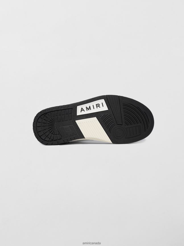 Shoes AMIRI Skel Top Low Black/White Kids ZXNJX8374