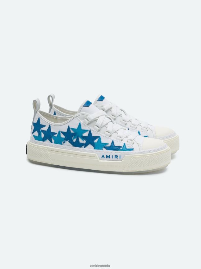 Shoes AMIRI Stars Court Low Blue Men ZXNJX8204