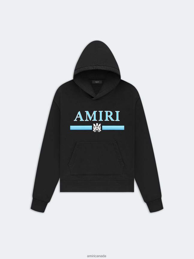 Clothing AMIRI Ma Bar Hoodie Black Men ZXNJX8143