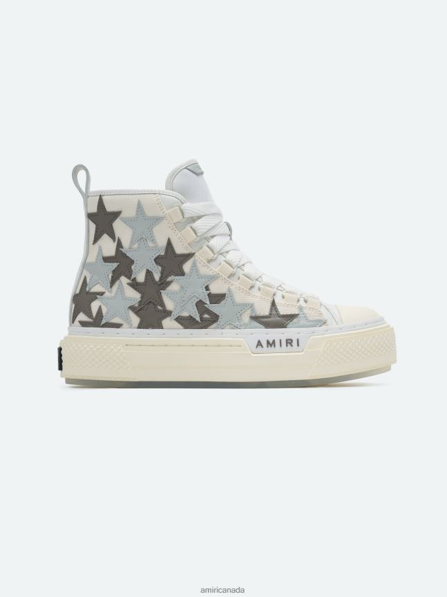 Shoes AMIRI Stars Court High Alabaster Women ZXNJX8305