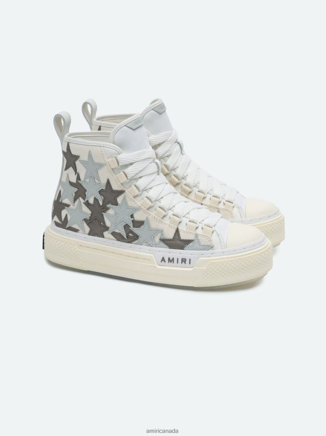 Shoes AMIRI Stars Court High Alabaster Women ZXNJX8305