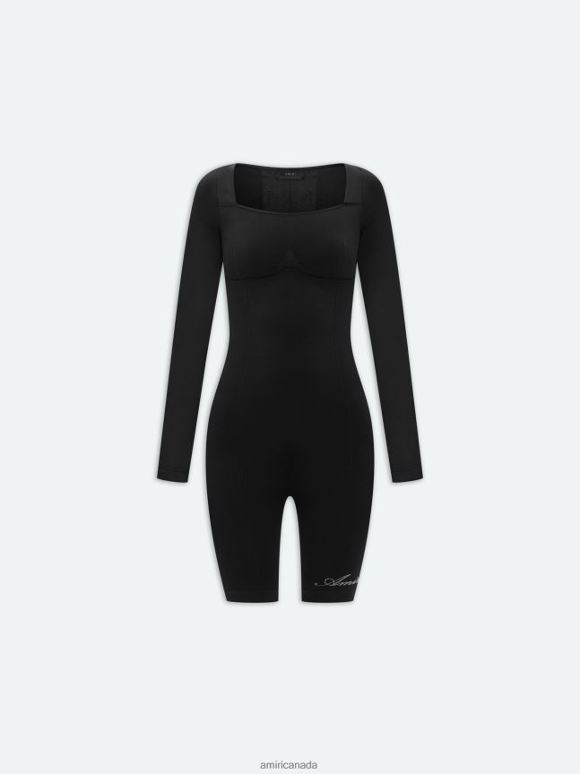 Clothing AMIRI Seamless Bodysuit Black Women ZXNJX8269