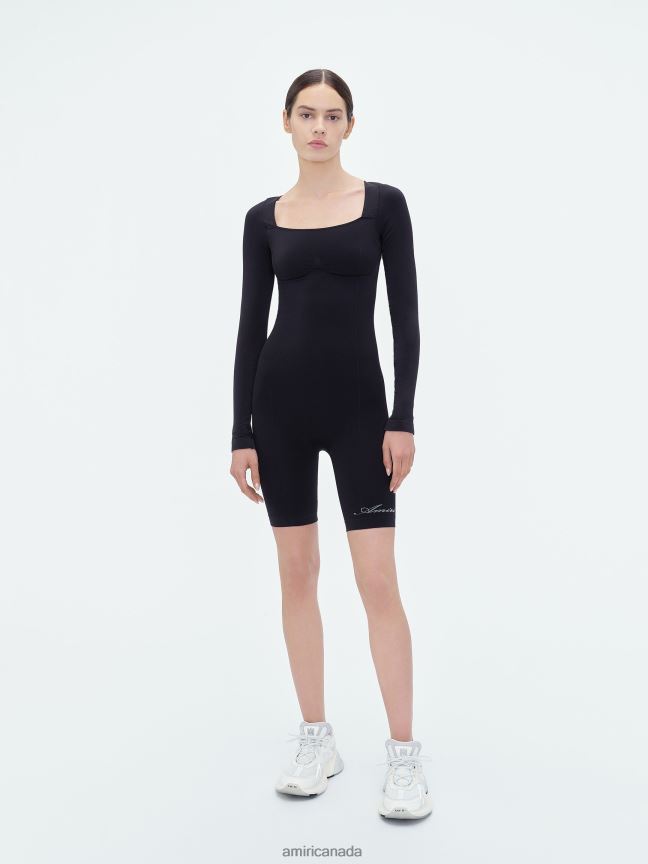 Clothing AMIRI Seamless Bodysuit Black Women ZXNJX8269