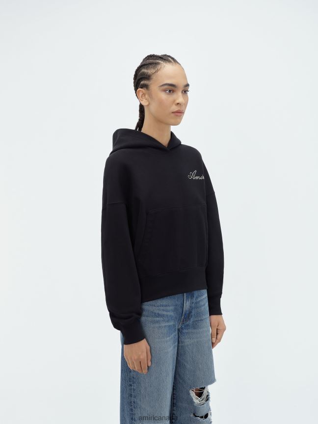 Clothing AMIRI Champagne Hoodie Black Women ZXNJX8279