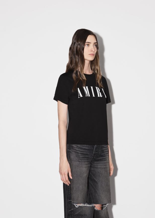 Clothing AMIRI Slim Tee Black Women ZXNJX8254